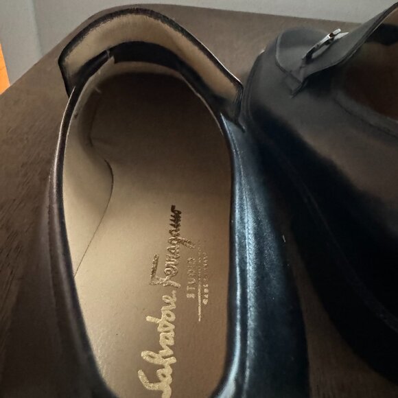 Ferragamo Men's Foster Gancini Bit Loafers - Picture 2 of 8